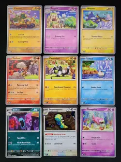Pokemon Teeziro Picture Puzzle Set Connecting Art x9 Cards - Image 1