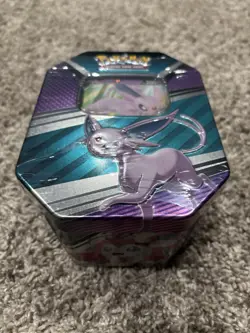 Pokemon Cards TCG Espeon V Heroes Tin Brand New Sealed Pokemon 4 Booster Packs * - Image 1
