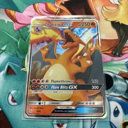 Pokemon TCG Charizard GX Hidden Fates Holo Ultra Rare Card 9/68 NM/M Condition - Image 2