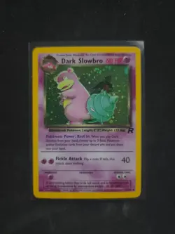 Dark Slowbro 12/82 Holo Rare Team Rocket Pokemon Card Moderate Play MP - Image 1