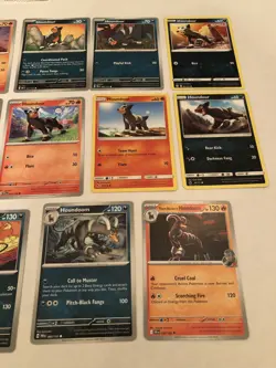 Lot Of 11 Houndour and Houndoom Pokemon Cards - Image 3