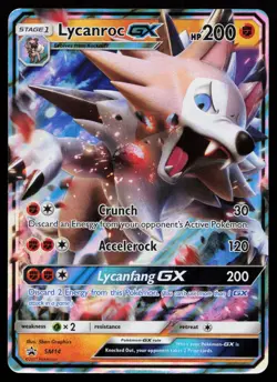 Lycanroc GX SM14 Promo SM Promos Pokemon Card - Image 1