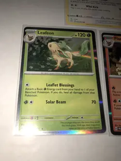 Lot Of 8 Eevee Leafeon Sylveon Espeon Flareon Pokemon Cards - Image 2