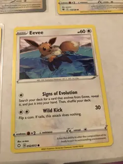 Lot Of 8 Eevee Leafeon Sylveon Espeon Flareon Pokemon Cards - Image 5
