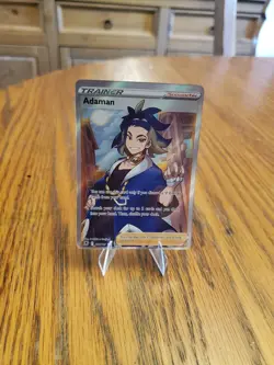 Pokemon TCG Adaman Astral Radiance Holo Card 181/189 Full Art Ultra Rare - Image 1