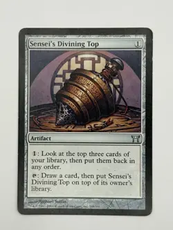 Sensei's Divining Top - Champions Of Kamigawa Vintage MTG - LP - Image 1