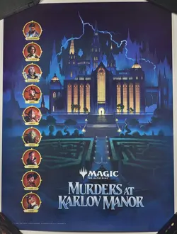 (Foil) Murders At Karlov Manor Promotional Poster 18x24: Magic The Gathering - Image 1