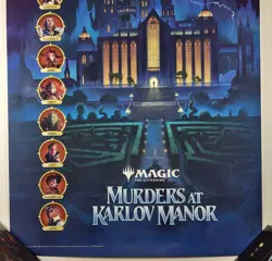 (Foil) Murders At Karlov Manor Promotional Poster 18x24: Magic The Gathering - Image 2