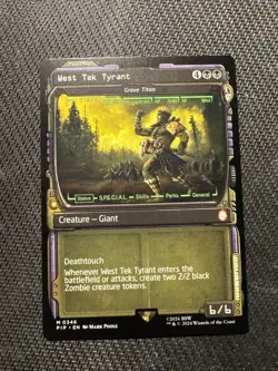 West Tek Tyrant - Grave Titan (Showcase) - Universes Beyond: Fallout - M 346 NM - Image 1