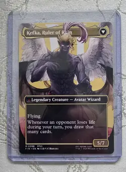 MTG Magic the Gathering Kefka, Court Mage 0398 Borderless Final Fantasy Regular - Image 2