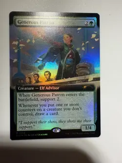 Generous Patron (Extended Art) Secret Lair Drop Foil - Image 1