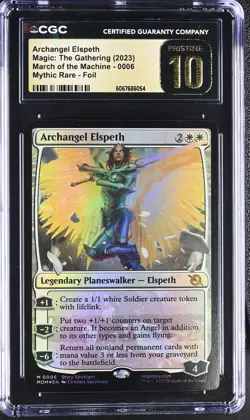 ARCHANGEL ELSPETH March of the Machine Foil Mythic CGC Pristine 10 MTG - Image 1
