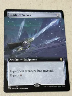 mtg borderless Blade of Selves, Commander Legends Baldur's Gate, unplayed - Image 1