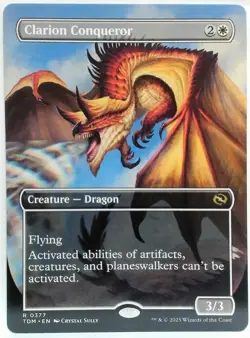 Clarion Conqueror Borderless double sided BOTH ARTS Tarkir: Dragonstorm Regular - Image 1