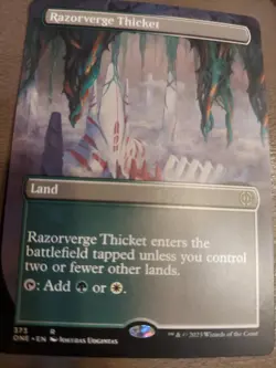 Razorverge Thicket (Borderless) Phyrexia: All Will Be One Regular - Image 1