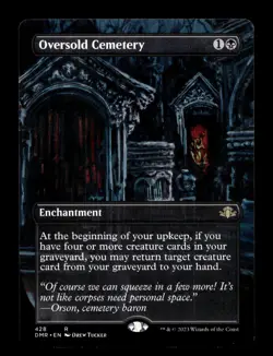 Oversold Cemetery (Borderless) 428 R Dominaria Remastered - Image 1