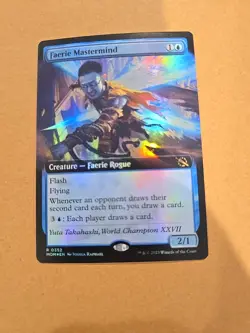 March of the Machine Foil: Faerie Mastermind (0352 - Extended Art) - Image 1