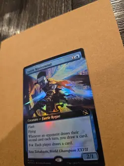 March of the Machine Foil: Faerie Mastermind (0352 - Extended Art) - Image 3