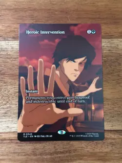 Heroic Intervention (Borderless) - Avatar Magic MTG TLE 043 - Image 1