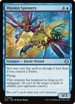 x4 Illusion Spinners - Foil U MTG Lorwyn Eclipsed M/NM, English - Image 1