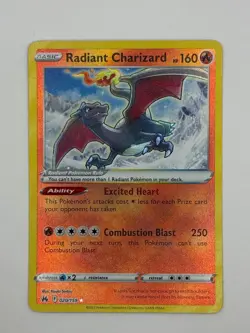 Radiant Charizard 020/159 - Crown Zenith Radiant Rare Pokemon TCG - NM - Image 1