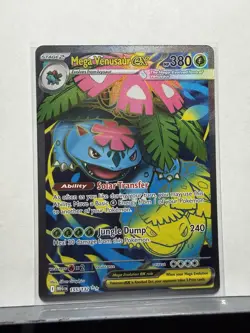 Pokemon Mega Venusaur ex 155/132 Mega Evolution Full Art 2025 Near Mint - Image 1