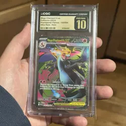 CGC Pristine 10 Mega Charizard X ex 109/094 Full Art Pokemon Phantasmal Flames - Image 3