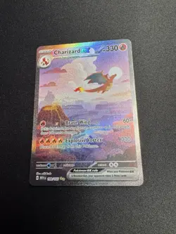 Pokemon TCG Charizard EX 199/165 Scarlet & Violet 151 Special Illustration 🔥🔥 - Image 1