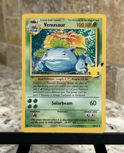Pokemon TCG ~ Venusaur Holo (Celebrations: Classic Collection 15/102) NIM - Image 1