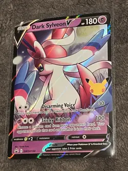 Dark Sylveon V SWSH134 Holographic Black Star Promo Pokemon TCG - Image 1
