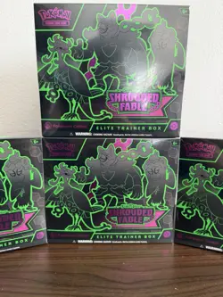 x4 Shrouded Fable Pokemon Center Elite Trainer Box PC ETB Case - Image 3
