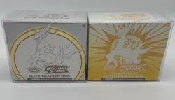 Lot of (2) Pokemon Center Exclusive & Regular Brilliant Stars Elite Trainer Box - Image 1