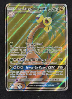 Pokemon TCG Alolan Exeggutor GX 107/111 Crimson Invasion Full Art Ultra Rare NM - Image 1