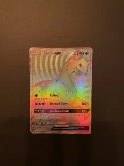 Lapras GX 151/149 Pokemon Sun & Moon Base Set Rainbow Secret Rare NM - Image 1