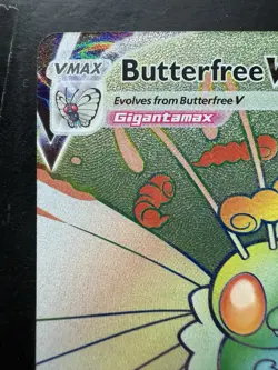 Pokemon Butterfree Vmax 190/189 Darkness Ablaze Full Art Rainbow Rare (NM) - Image 2