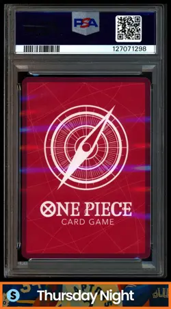 2025 ONE PIECE EN #OP09-001 SHANKS PSA MAGAZINE EXCLUSIVE PSA 10 - Image 2