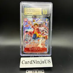 【PRISTINE CGC 10】 Luffy Promo ST 10-006 ONE PIECE DAY 2024 Japanese 81 US SHIP - Image 1