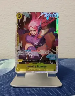 Jewelry Bonney OP08-105 Super Rare Two Legends Near Mint One Piece TCG - Image 1