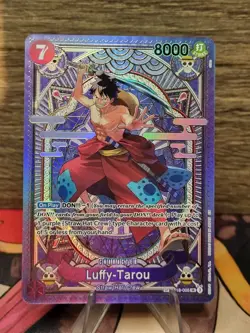 Luffy-Tarou SP Alt Art ST18-005 SR A Fist of Divine Speed ENGLISH ONE PIECE TCG - Image 1