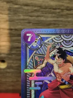 Luffy-Tarou SP Alt Art ST18-005 SR A Fist of Divine Speed ENGLISH ONE PIECE TCG - Image 2