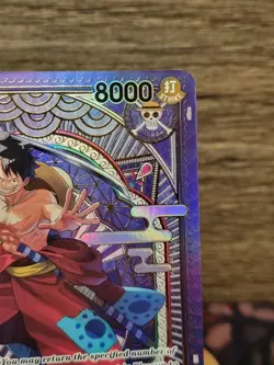 Luffy-Tarou SP Alt Art ST18-005 SR A Fist of Divine Speed ENGLISH ONE PIECE TCG - Image 3