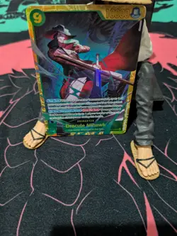 Dracule Mihawk - OP14-119 SEC - THE AZURE SEA'S SEVEN - One Piece TCG English - Image 1