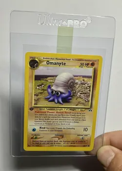 Omanyte 60/75 (NM) 1st Edition Common Neo Discovery 2002 WOTC Pokemon Card - Image 3
