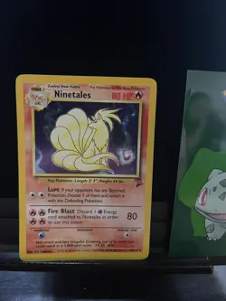 Pokemon Card Ninetales Base Set 2 13/130 Unlimited Holo Rare 045💎NM💎 - Image 1