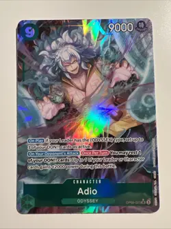 Adio OP09-023 SR Parallel Alt Art One Piece Card English - Image 1