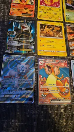 Pokemon 12 Card Lot. Pikachu Promo, Radiant Flareon Ex, SIR Volcanian, Arceus - Image 4
