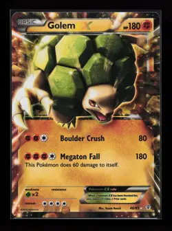 Golem EX 46/83 Ultra Rare Generations Pokemon Card - Image 1