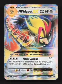 M Pidgeot EX 65/108 Ultra Rare XY - Evolutions MP Pokemon Card - Image 1