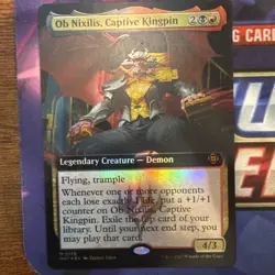 Ob Nixilis, Captive Kingpin (Extended Art) -Foil Near Mint MTG - Image 1