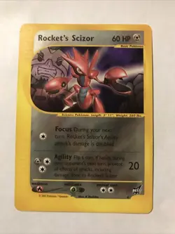 Rocket's Scizor Best of Game non-holo RARE Promo #4 Card - Image 1